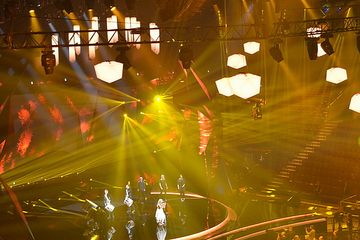 RTS Ropeclimber beim Eurovision Song Contest 2013 in Schweden